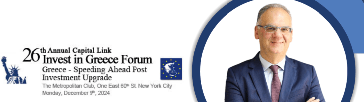 Showcasing Greece's High-Growth Investment Opportunities at the 26th Capital Link Forum in New York